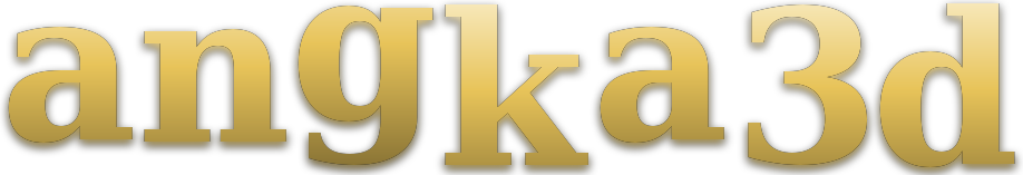 angka 3d logo
